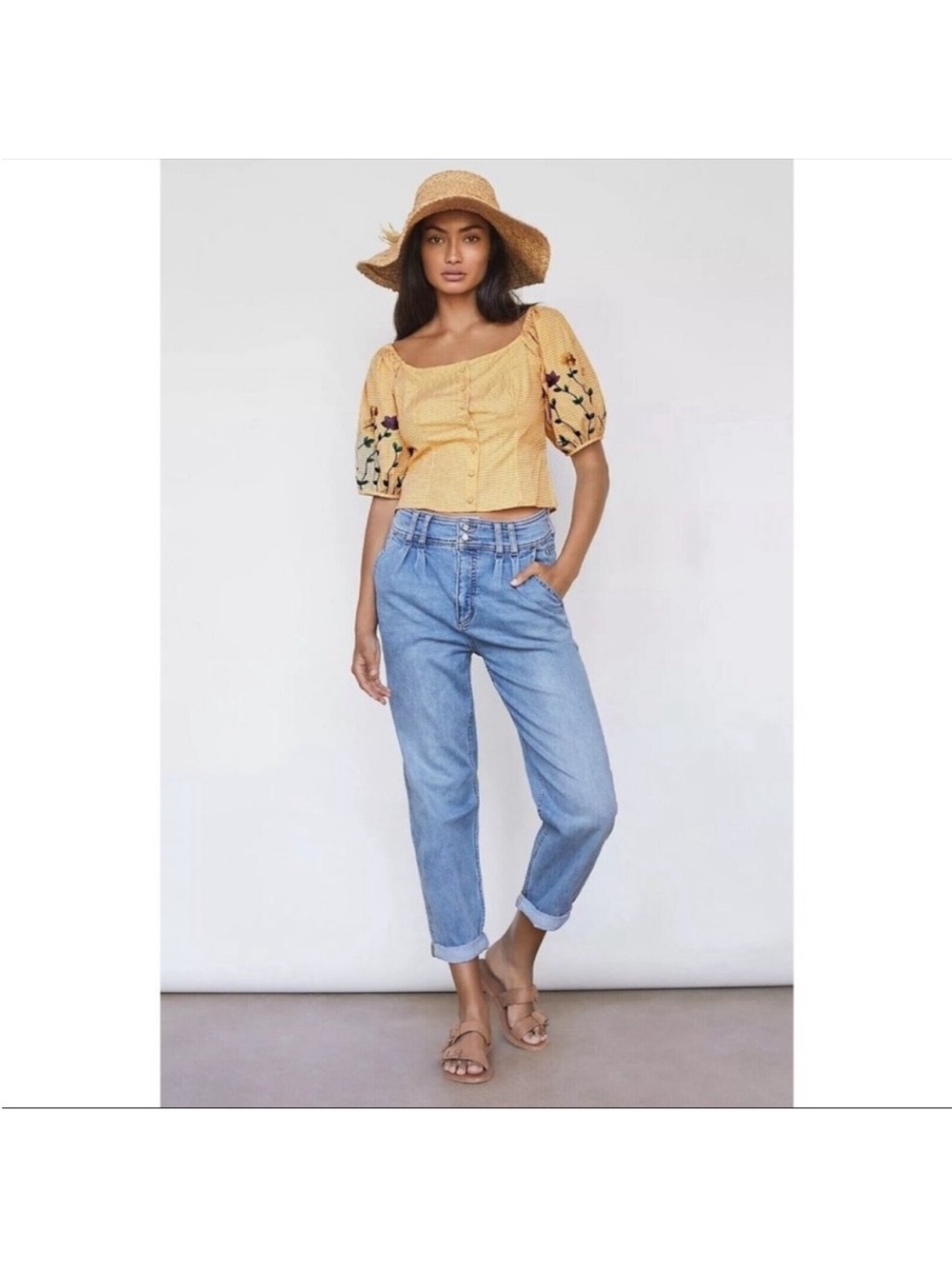 Anthropologie Pilcro and the Letterpress Pleated Jeans — size 28